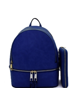 New Fashion Backpack with Wallet LP1062W NAVY